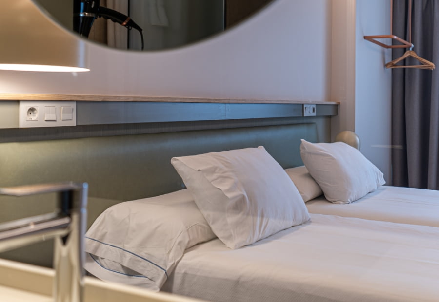 Habitación doble con dos camas separadas