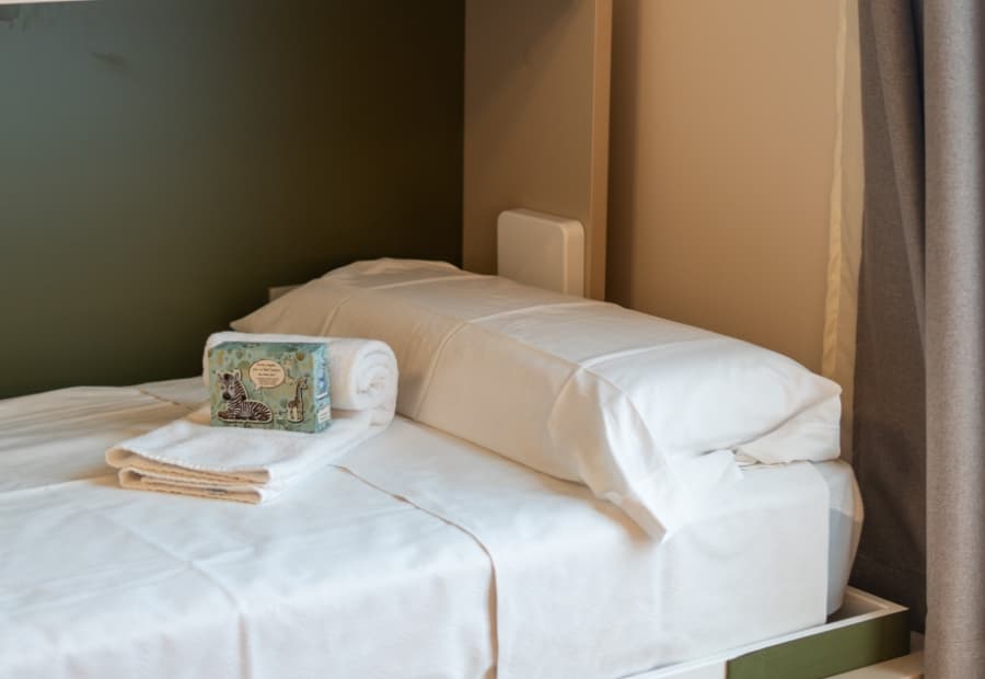 Habitación triple superior detalle infantil